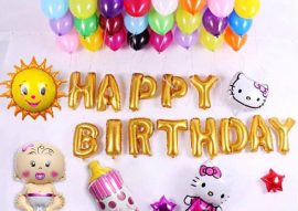 Bóng sinh nhật bé gái 08