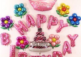 Bóng sinh nhật bé gái 09