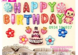 Bóng trang trí sinh nhật bé gái 11