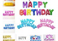Bộ bóng chữ Happy birthday