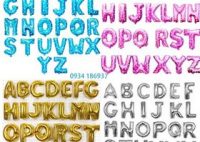 Bóng chữ cái lẻ A-W cao 36cm