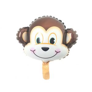 Bóng sinh nhật hình đầu khỉ nhỏ