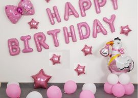 Bóng bay sinh nhật bé gái mã 02