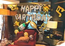 Bóng trang trí sinh nhật quán karaoke