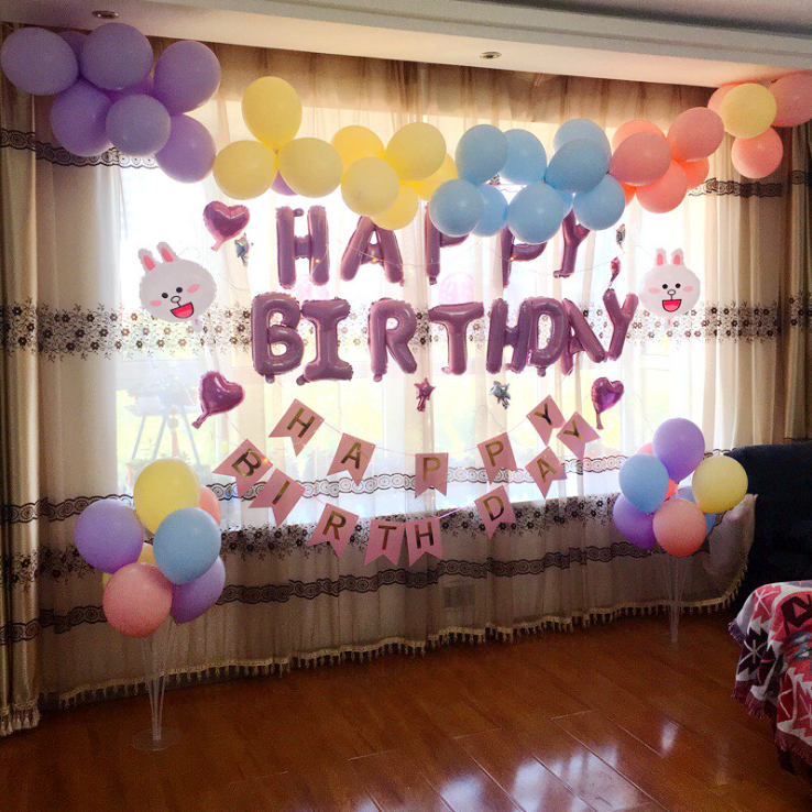 Cách trang trí bong bóng sinh nhật tại nhà - Bóng sinh nhật Con Cưng