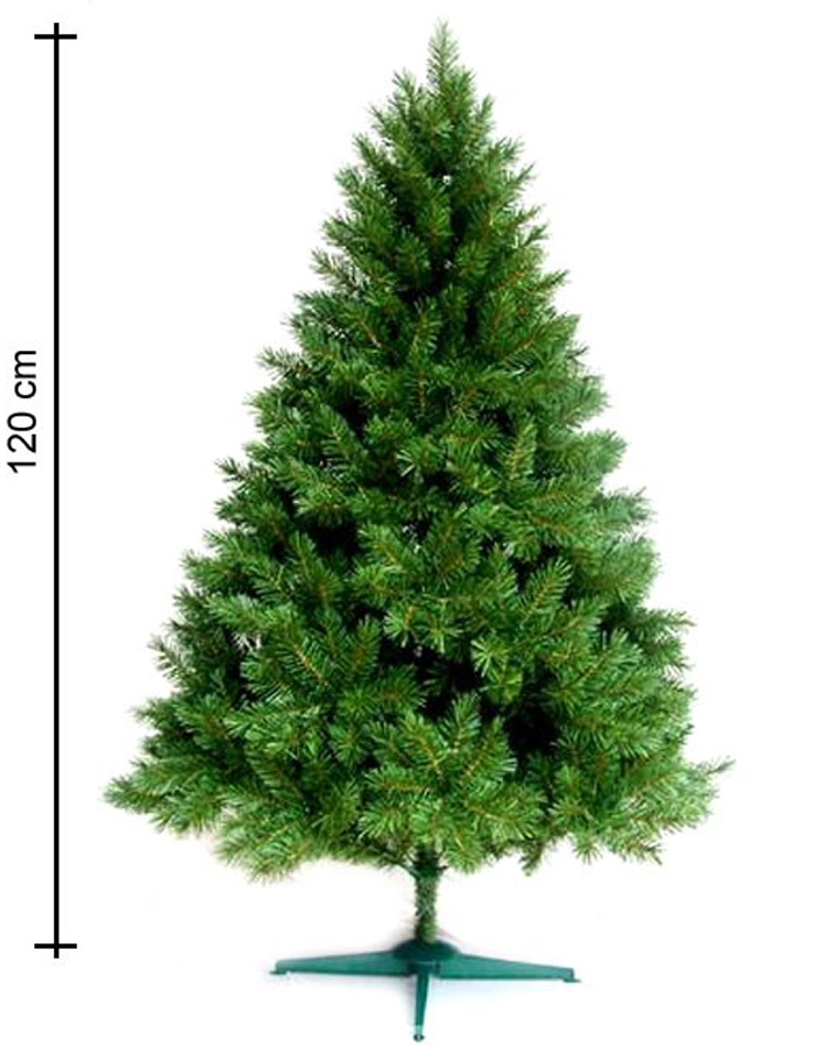 Cây thông Noel xanh trơn 2 loại lá đầu tròn từ 150-200cm X-TREE-14