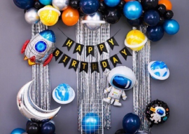 Bộ bóng trang trí sinh nhật cho bé trai chủ đề phi hành gia mã 01