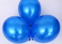 Bong bóng nhũ màu xanh trang trí tiệc