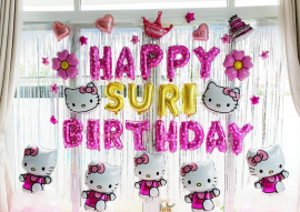 1. Set bóng Hello Kitty