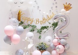 2. Set bóng sinh nhật bé gái mới nhất 2022