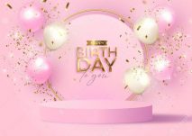 Background sinh nhật người lớn