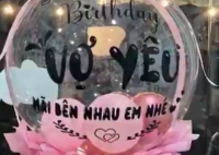 Hộp quà bong bóng kéo tiền độc đáo