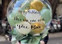 Hộp quà bóng bay tiền