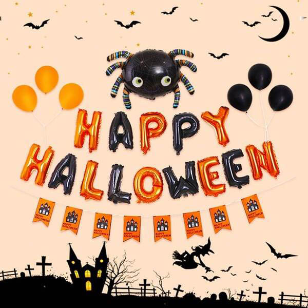 Chữ “Happy Halloween” siêu ấn tượng