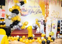 Trang trí thôi nôi bé trai Gia Bảo