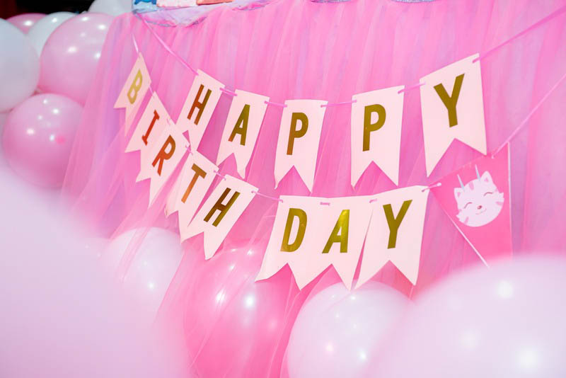 Trang trí sinh nhật bé gái Bảo Phương