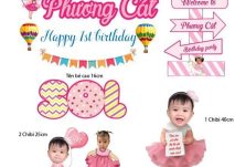 Top 10 combo chibi sinh nhật cho bé mới nhất