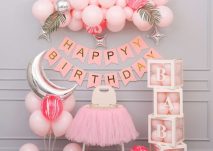 Trang trí thôi nôi bé gái