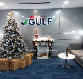 Top 15 mẫu trang trí giáng sinh văn phòng mới nhất 2024