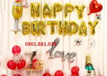 Set bóng trang trí sinh nhật cho người lớn dễ thương