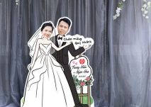 Tổng hợp mẫu chibi cô dâu - chú rể