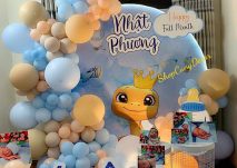 Báo giá trọn gói trang trí đầy tháng bé Nhật Phương