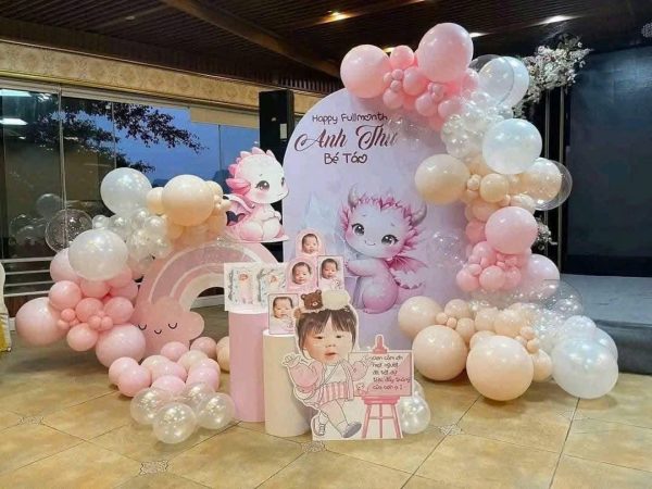 Gợi ý cách trang trí sinh nhật bé gái đơn giản