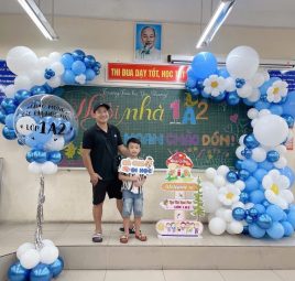 Mẫu Trang Trí Bảng Lớp Khai Giảng 2025