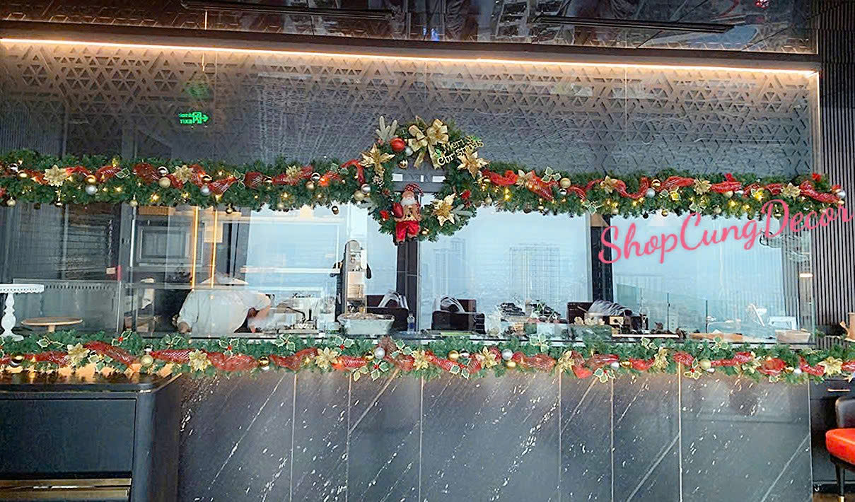 Top 20 phụ kiện trang trí noel quán cafe HOT nhất 018