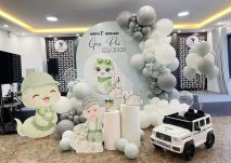 Gói Trang Trí Thôi Nôi Bé Trai Sang Trọng